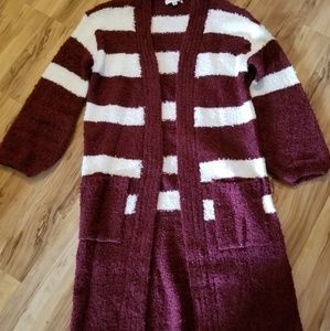 Cozy wool blend cardigan